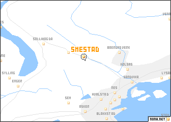 map of Smestad