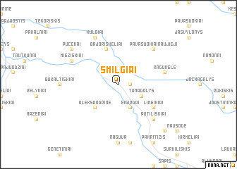 map of Smilgiai