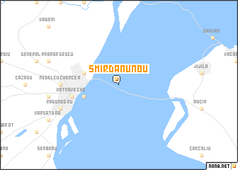 map of Smîrdanu Nou