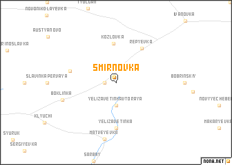 map of Smirnovka