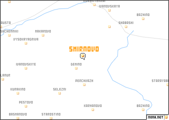 map of Smirnovo