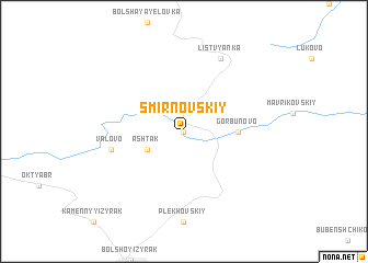 map of Smirnovskiy