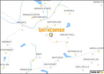 map of Smith Corner