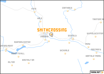 map of Smith Crossing