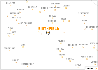 map of Smithfield