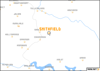 map of Smithfield