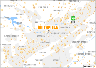 map of Smithfield