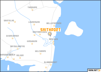 map of Smithport