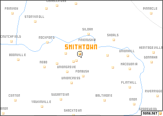 map of Smithtown