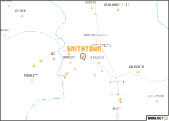 map of Smith Town