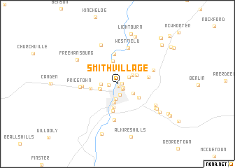 map of Smith Village