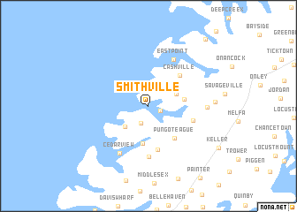 map of Smithville