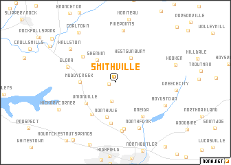 map of Smithville