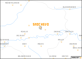 map of Smochevo