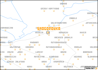 map of Smogorówka