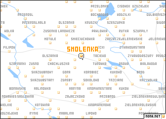 map of Smoleńka
