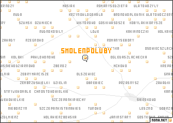 map of Smoleń Poluby