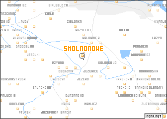 map of Smolno Nowe
