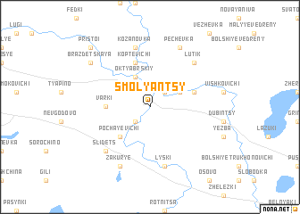 map of Smolyantsy