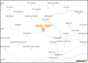 map of Smolyany
