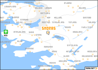map of Smørås