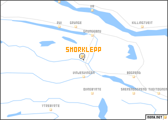 map of Smørklepp