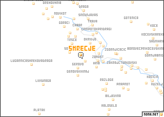 map of Smrečje