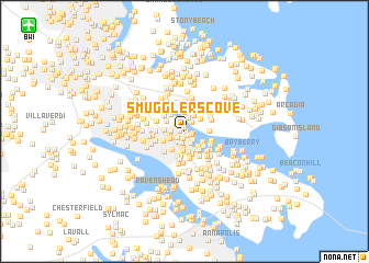 map of Smugglers Cove