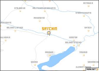 map of Smychin