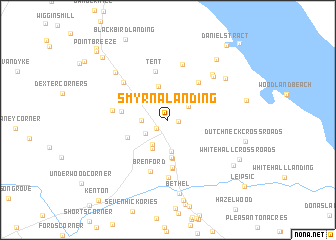 map of Smyrna Landing