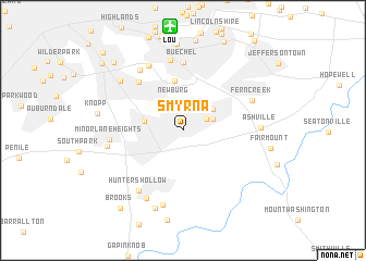 map of Smyrna