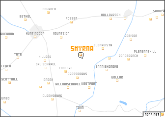 map of Smyrna