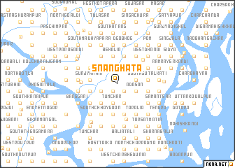 map of Snānghāta