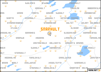 map of Snärhult