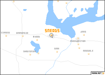 map of Sneads