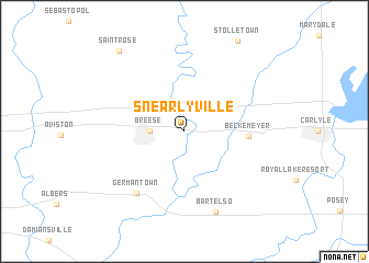 map of Snearlyville