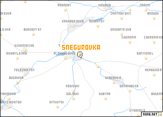 map of Snegurovka