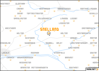 map of Snelland