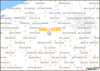 map of Snellegem