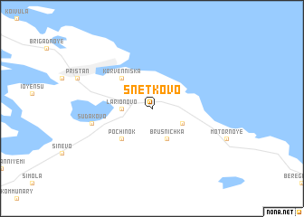 map of Snetkovo
