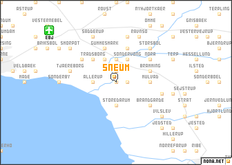 map of Sneum