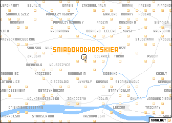 map of Śniadowo Dworskie A
