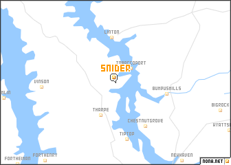 map of Snider