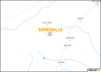 map of Snipesville