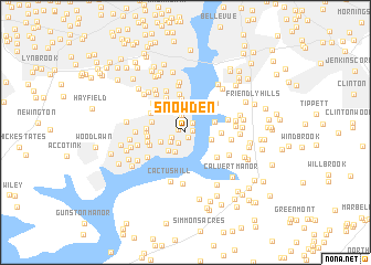 map of Snowden