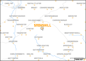 map of Snowshill