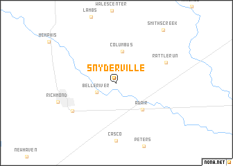 map of Snyderville