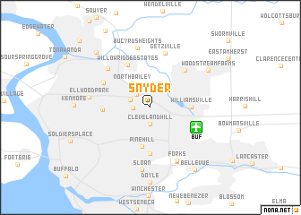 map of Snyder