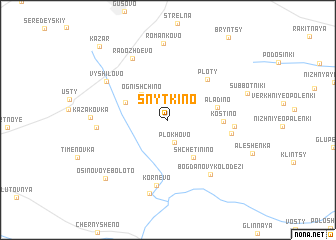 map of Snytkino