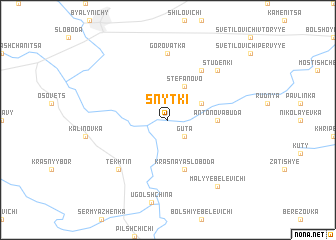 map of Snytki